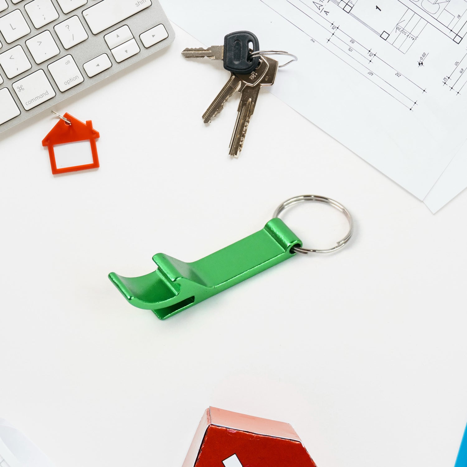 Metal Bottle Opener Keychain (1 Pc) Metal Bottle Opener Keychain (1 Pc)